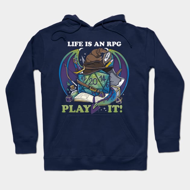 Rpg Life Hoodie by Vallina84